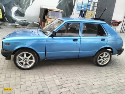 Toyota Starlet 1982 - 1300cc - Blue - Alloy Rims - Rs. 365000