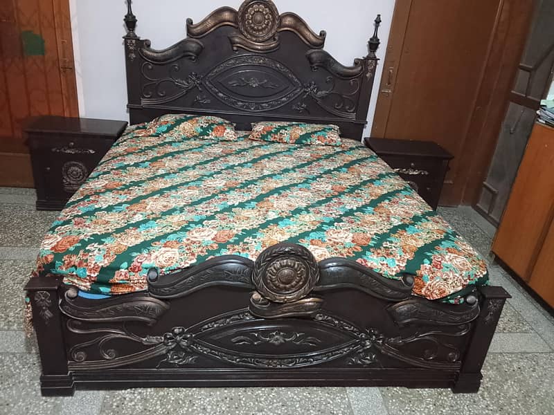Bed with Side Tables 1