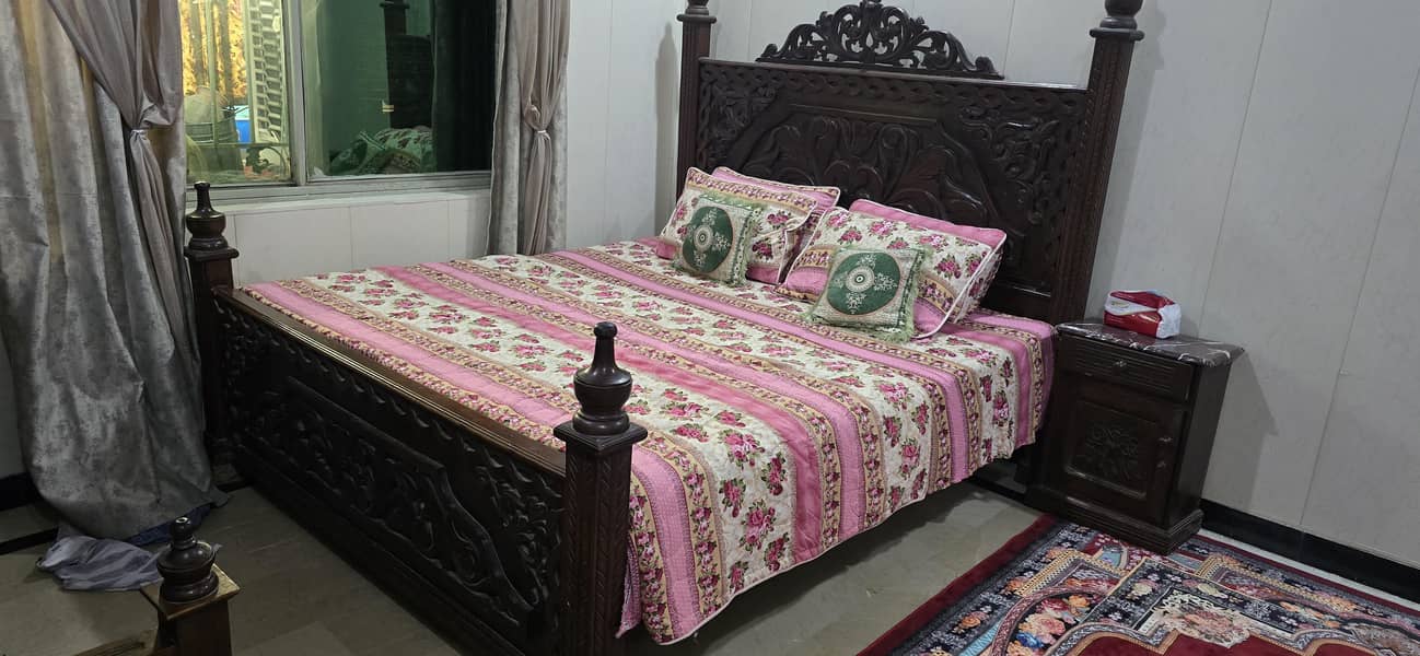 king size bed with sofa 2 side table and dressing table 3