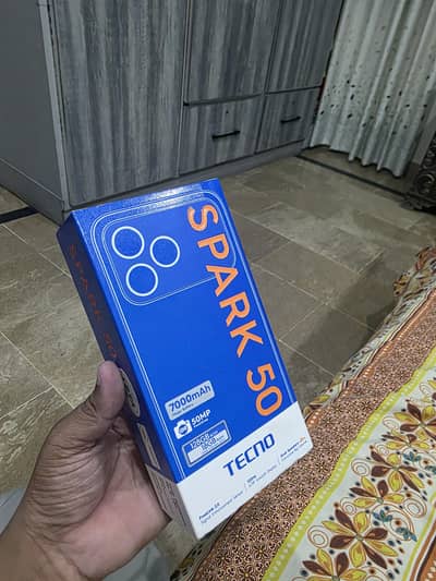 Tecno spark 50Just Box Open 6/128 No use