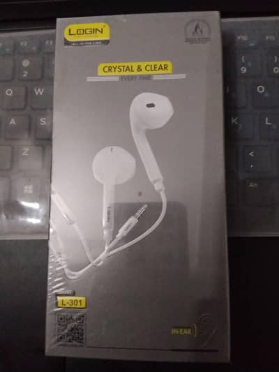 Login L-301 Handsfree 3.5mm-Brand New