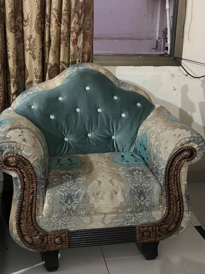 sofa set bed +Almari