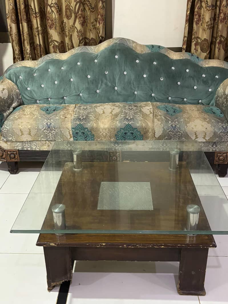 sofa set bed +Almari 1