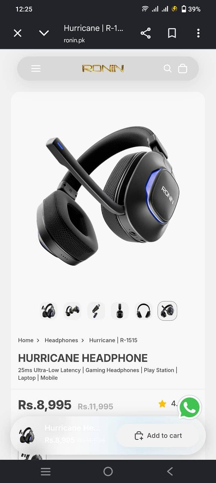 Ronin headphone 0