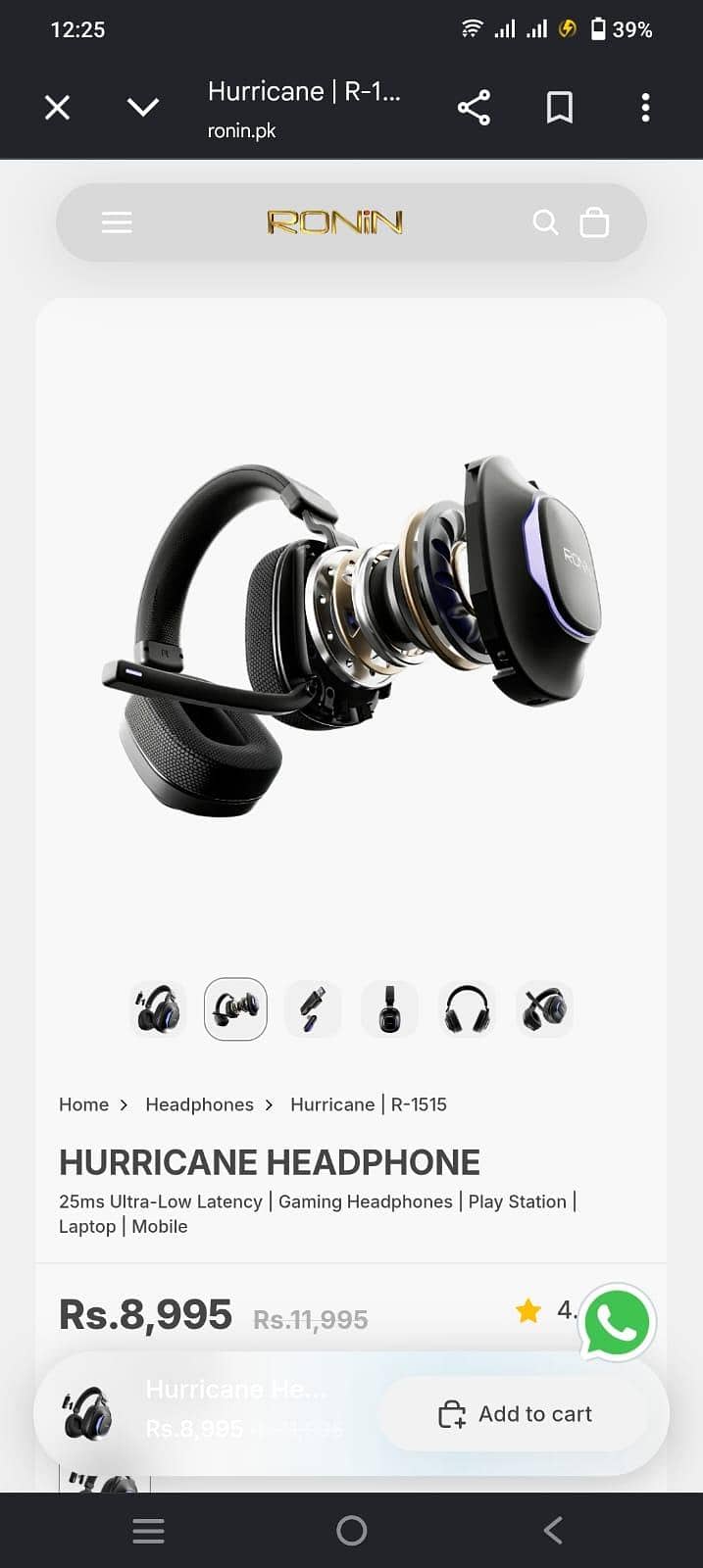Ronin headphone 1