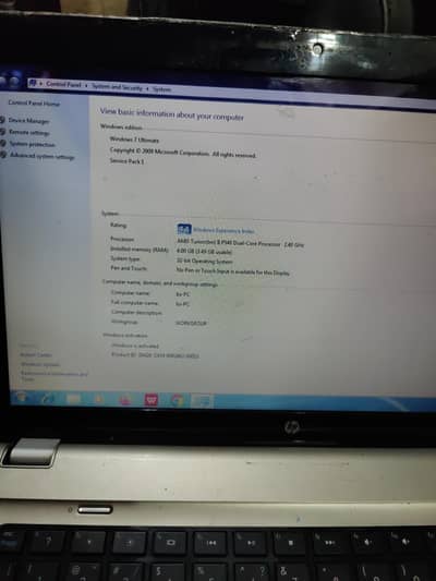 Hp pavilion dv5 windows 7 32 bit