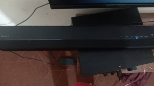 8/10. . . . Samsung subwoofer and Sony sound bar with amplifier