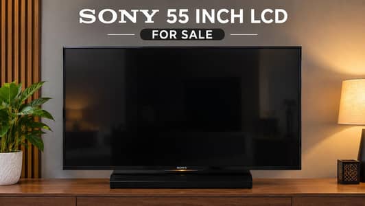 Sony 55 Inch LCD – Haira Card Installed – Excellent Condition