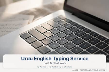 Urdu English Typing Service    -    Assignment  Thesis  Handwriting  T