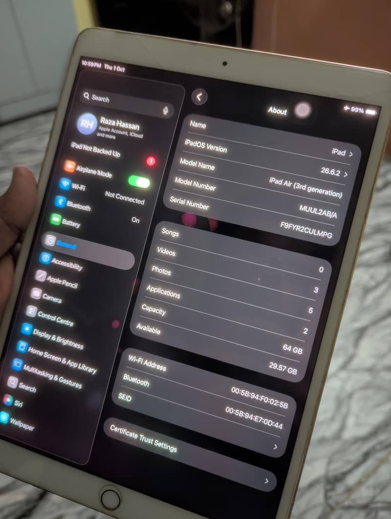 iPad air 3 1