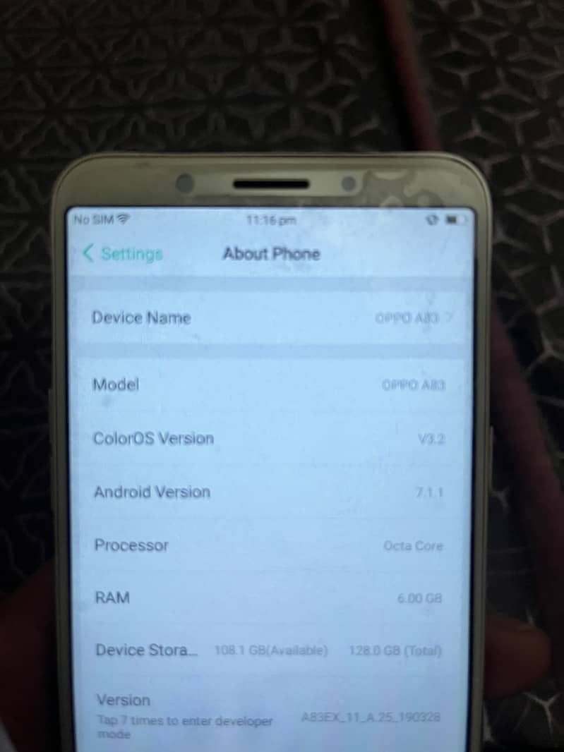 Oppo a83 0