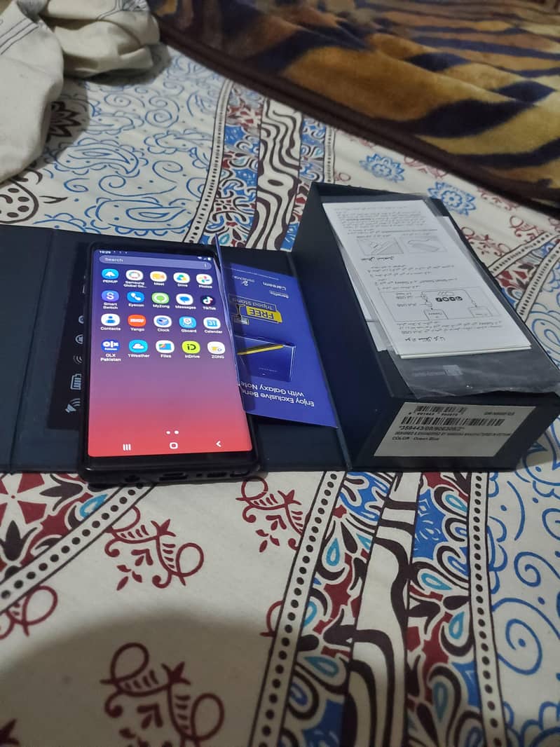 Samsung note 9 pta 0