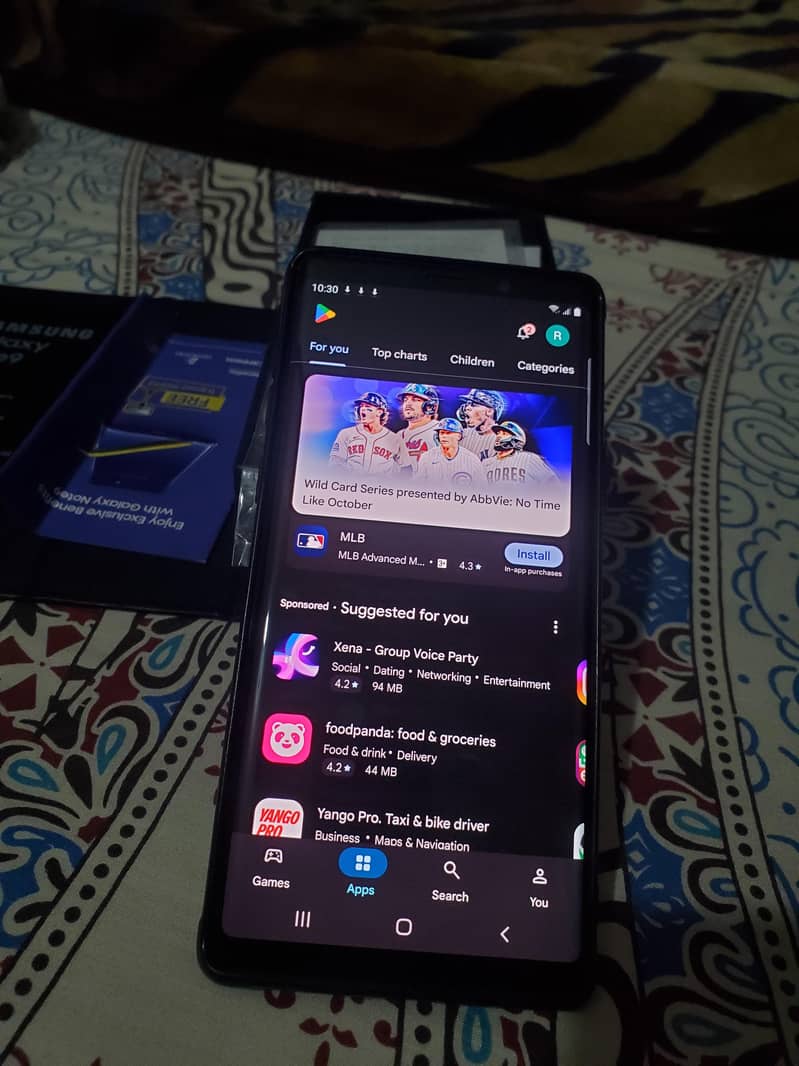 Samsung note 9 pta 1