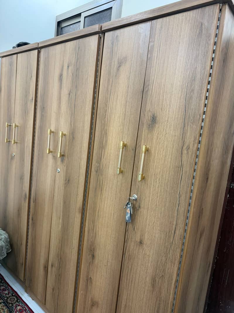 Bed and wardrobe 1