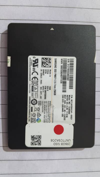 Samsung 256GB SATA SSD