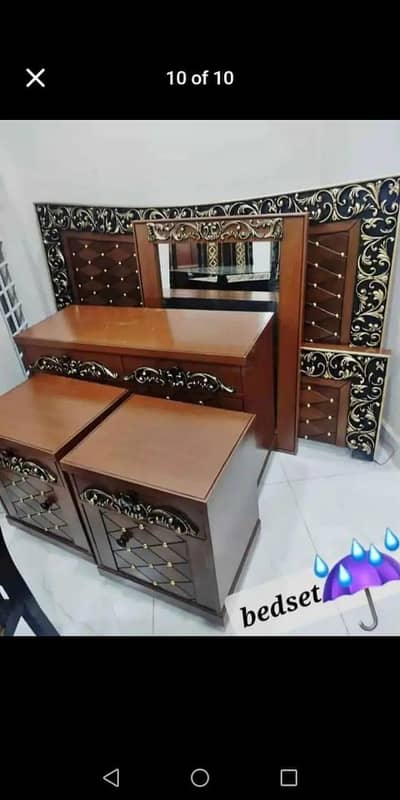 Double bed wooden king siza Double bed bed set single Bed