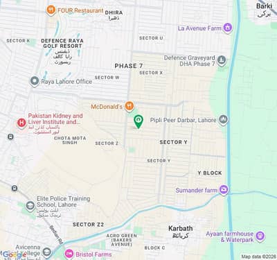 1 Kanal Prime Plot for Sale in DHA Phase 7 Y Block Near McDonalds