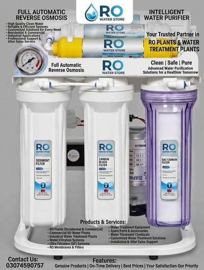 Water Filter Home use 7 Stage Reverse Osmosis RO Water Plant