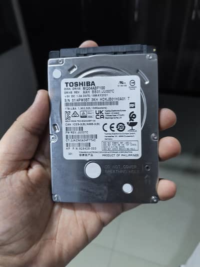 Toshiba 1tb HDD storage
