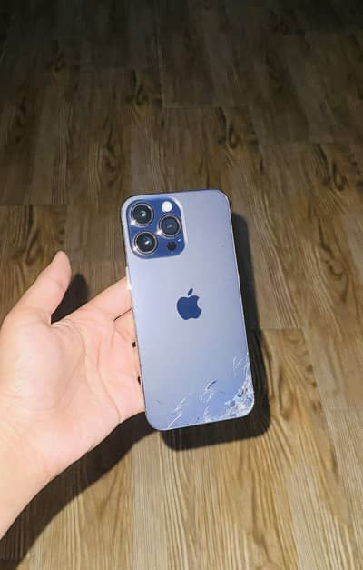 Iphone 14 Pro Max NON PTA 128GB FACTORY UNLOCKED BROKEN BACK GLASS