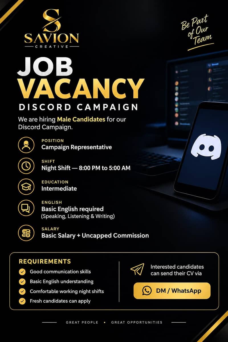 Job Vacancy (Intermediate) 0