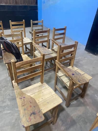 14 Wood chairs available for sale