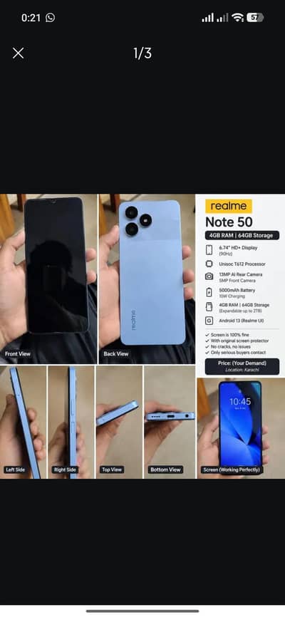Realme Note 50
