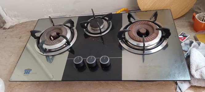 mirror gas stove