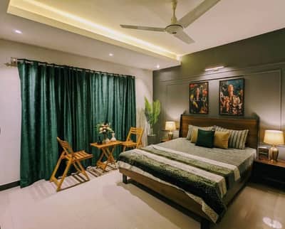 Daily Basis Apartment & Rooms Per day Perweek Short stay Available in E-11 Islamabad