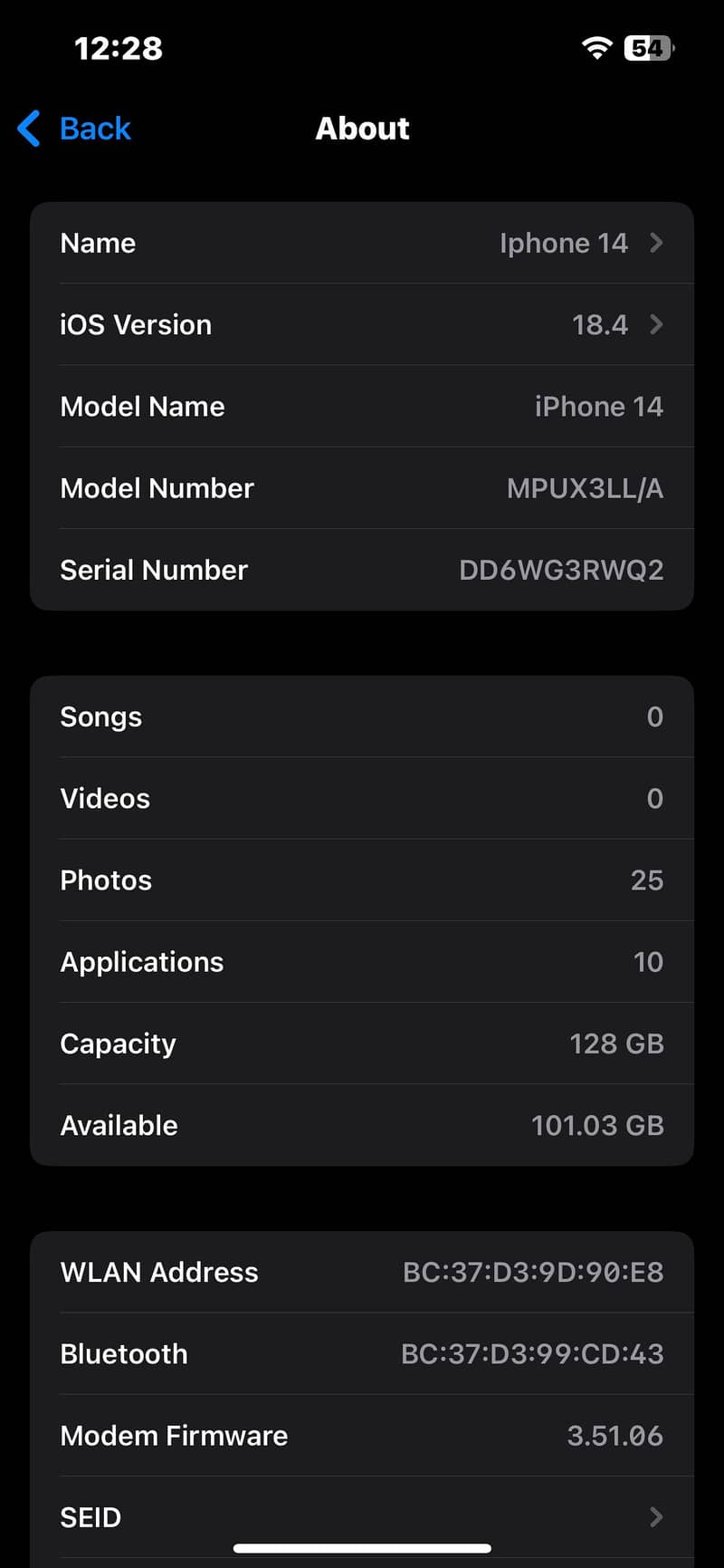 Apple iPhone 14 MDM 2