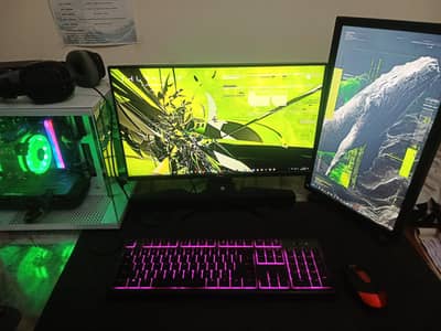 Gaming CPU with Monitor