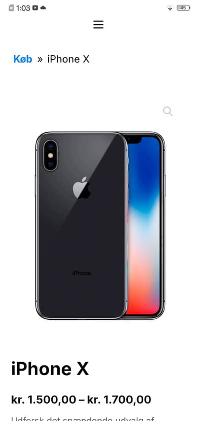 Apple iPhone X