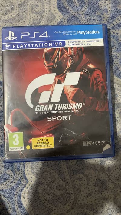Gran Turismo PS4 disk
