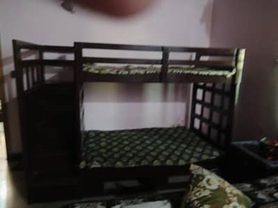 KIDS PURE SHEESHAM WOODEN BED