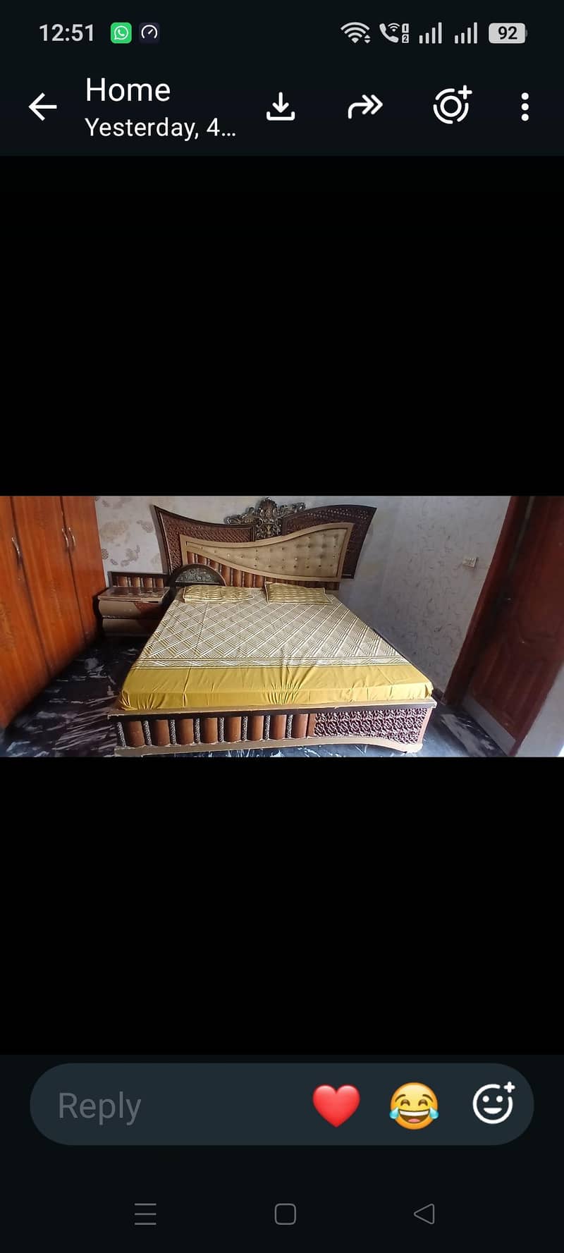 fiber solid wood bed 1