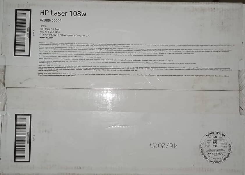 Hp 108w 2