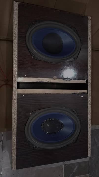 9x6 Subs with MDF enclosure.