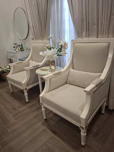 Beautiful Deco Paint Chair Set with Coffee Table