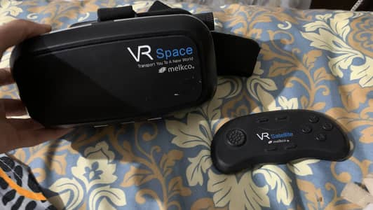 Vr headset and controller for mobiles
