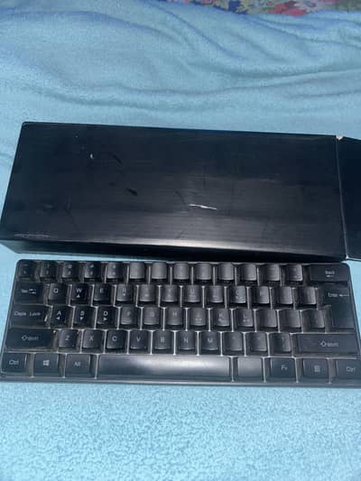 Mechanical 60% Keyboard. RGB backlit Wired Activated Keyboard