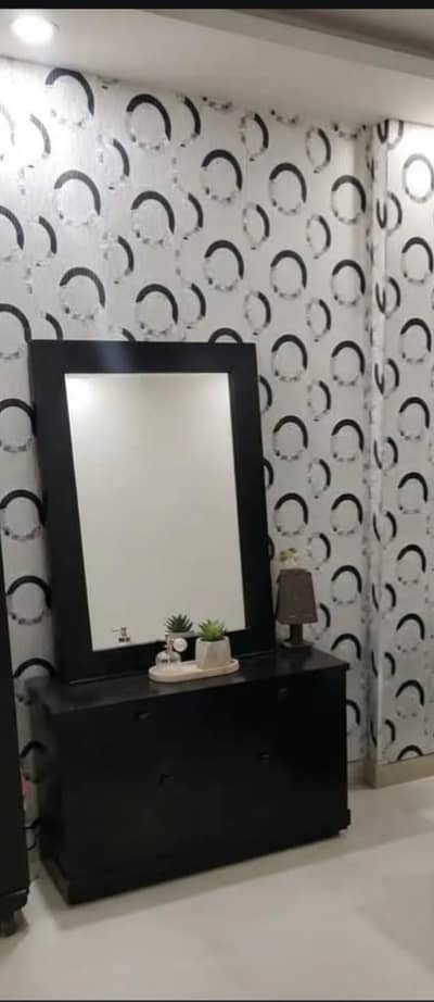 Mirror with cabinet