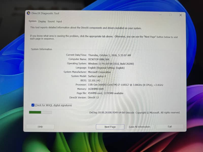 Microsoft surface laptop 4 4