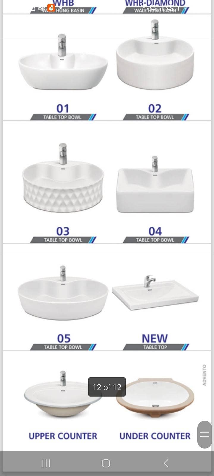 new basins 0
