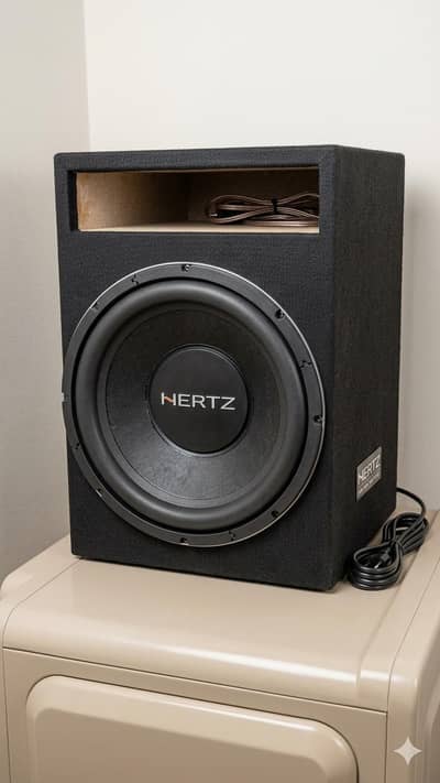 Woofer with amplifier