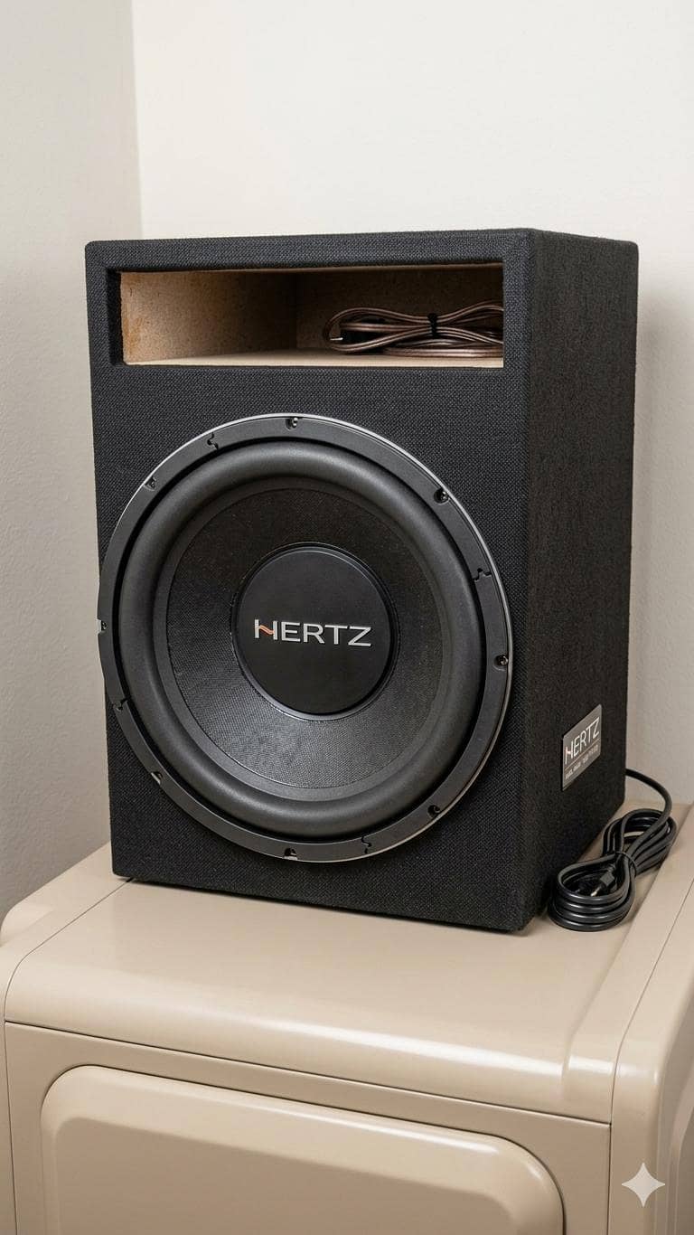 Woofer with amplifier 0