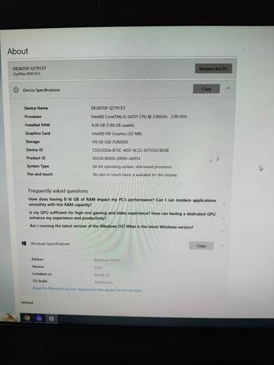 9020 Dell All-in-One