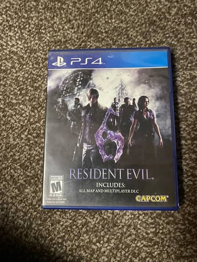 RESIDENT EVIL 6 PS4 DISC
