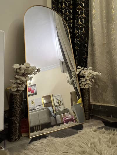 King size bed, side tables, vanity table and stand mirror