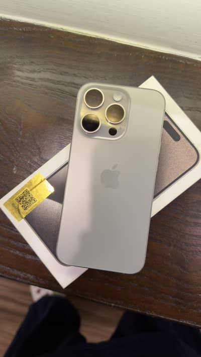 Apple iPhone 15 Pro pta approved 256 gb