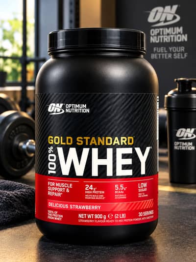 ON Gold Standard Whey Protein 900g Strawberry